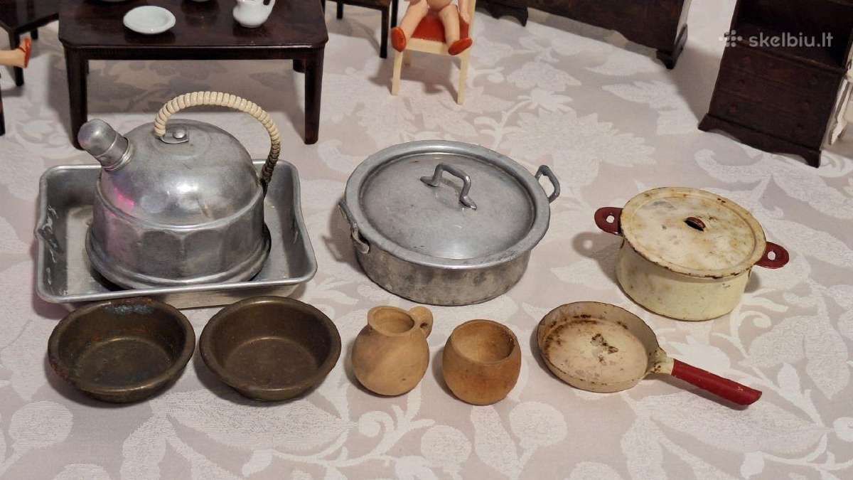Vintažiniai vaikiški baldai–indai. - nuotraukos Nr. 4