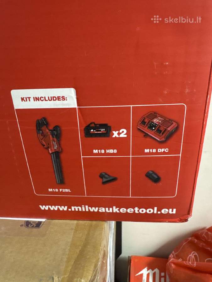 Lapų pūstuvas Milwaukee M18 F2bl - nuotraukos Nr. 3