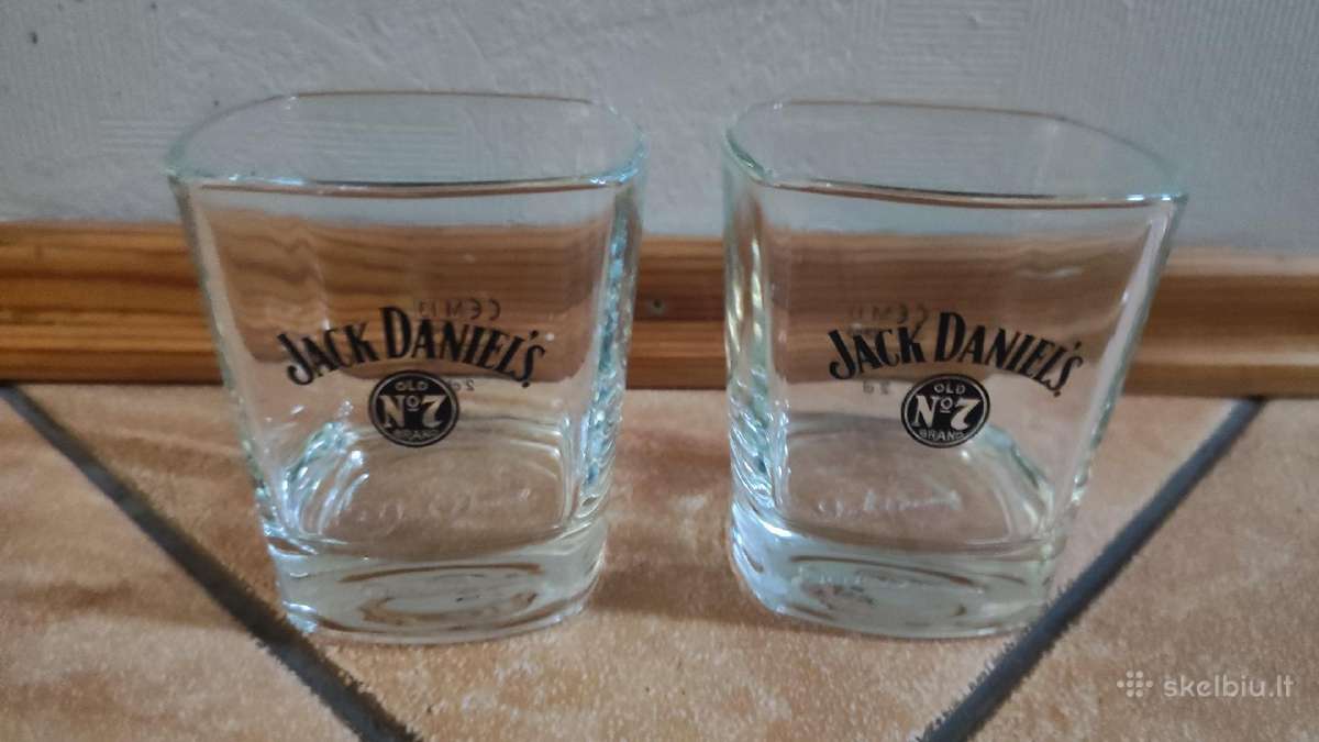 Jack Daniel viskio taurės