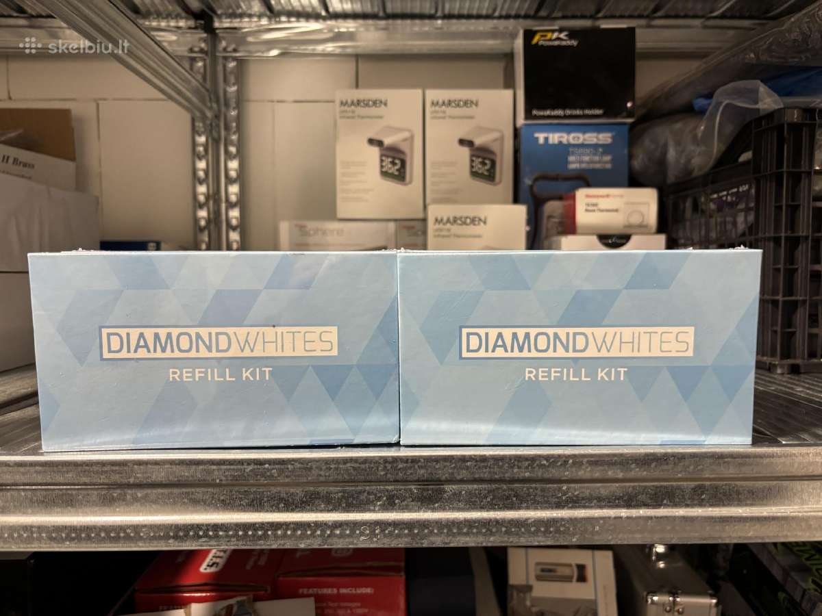 10vnt Diamond Whites dantų balinimo Refill Kit