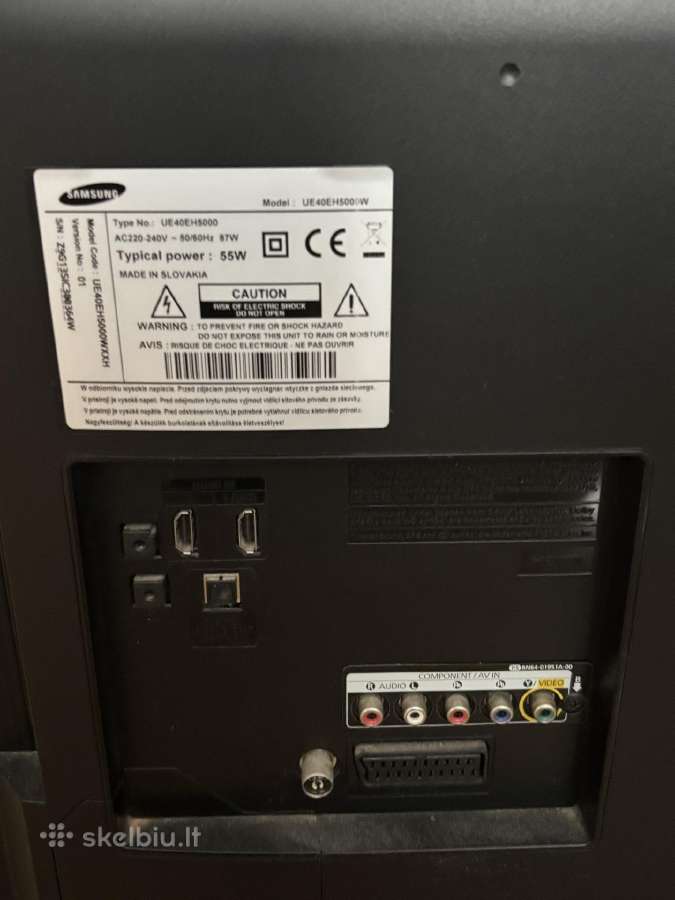 Samsung Ue40eh5000w LED Fullhd - nuotraukos Nr. 4