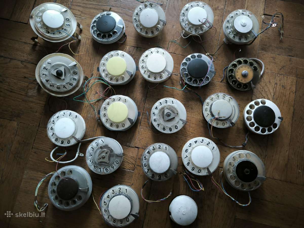 Senoviški skrituliniai telefono aparatai. - nuotraukos Nr. 17