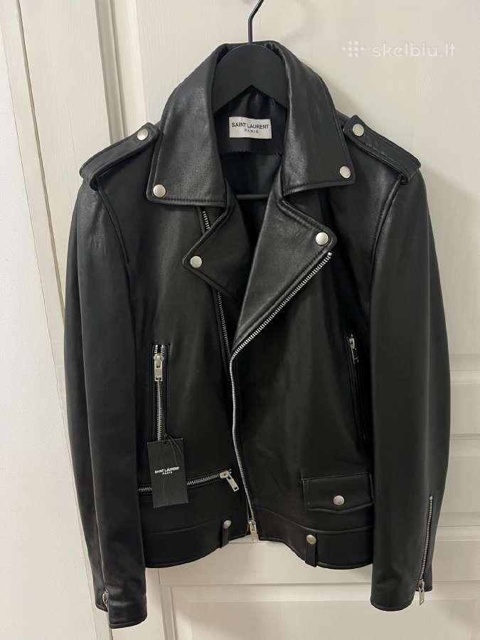 Yves Saint Laurent natūralios odos bomber striukė