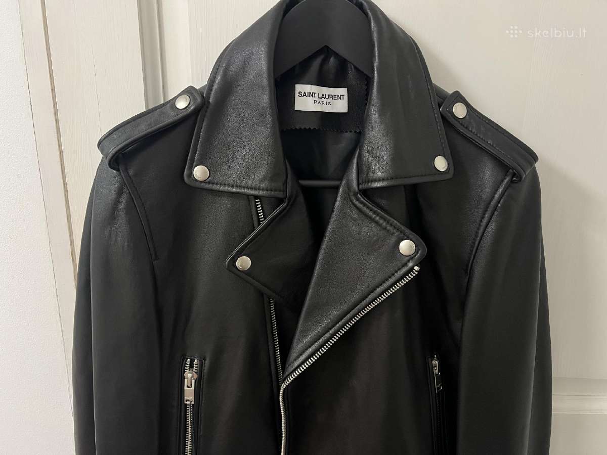 Yves Saint Laurent natūralios odos bomber striukė - nuotraukos Nr. 2