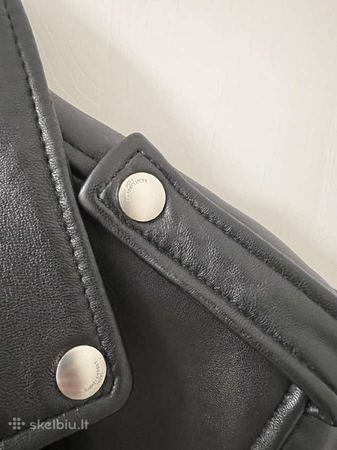 Yves Saint Laurent natūralios odos bomber striukė - nuotraukos Nr. 4
