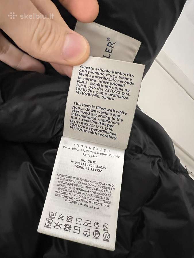 Moncler Gui pūkinė liemene nauja - nuotraukos Nr. 7