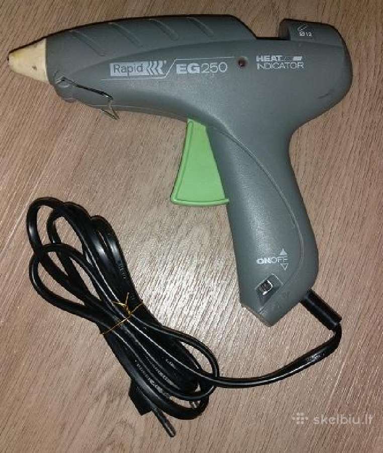 Rapid Eg250 karštų klijų pistoletas – kaip naujas