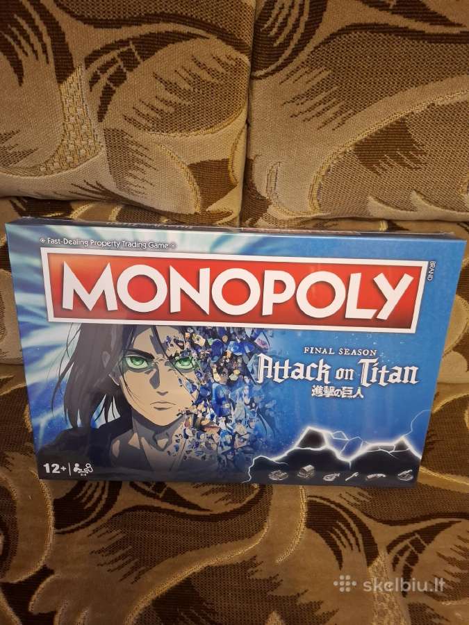 Stalo žaidimas Monopoly Attack on Titan The Final