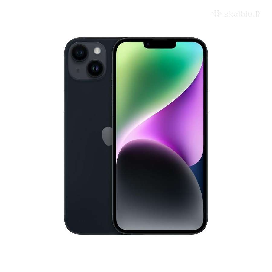 Naudotas iPhone 14/256gb, Juodas