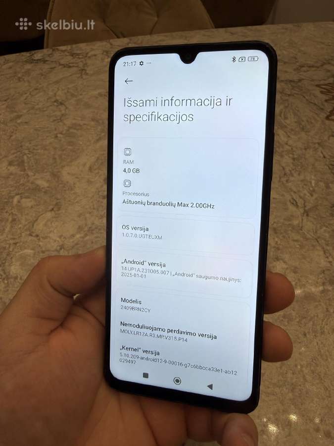 Redmi 14c, 4/128gb - nuotraukos Nr. 3