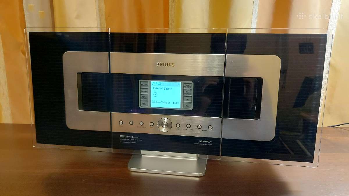 Muzikinis centras Philips (fm,CD,HDD,WiFi)