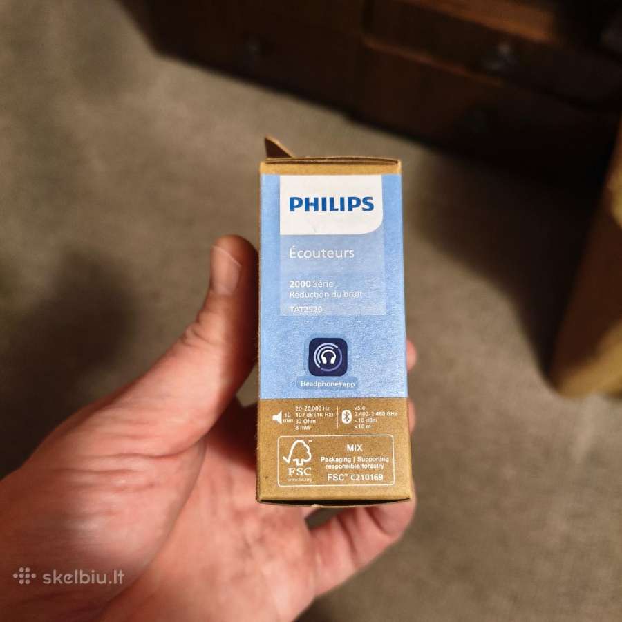 Philips bevielės ausinės - nuotraukos Nr. 3