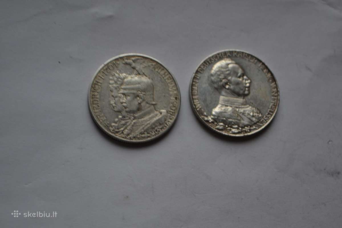 2 Markes 1901 m.,2 markes 1913 m.