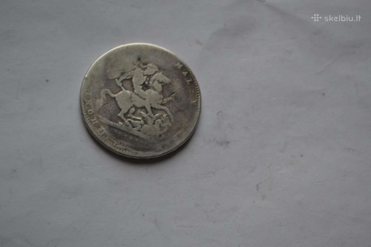 1 Krone UK 1820 m. - nuotraukos Nr. 2