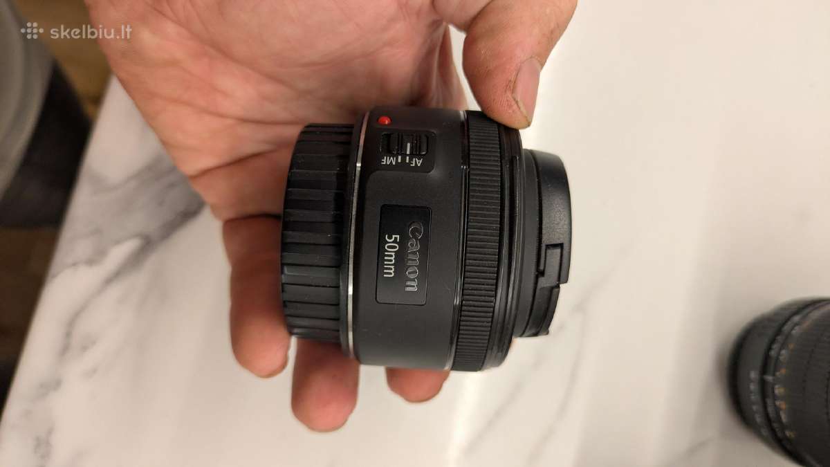 Canon ef 55mm f 1.8 stm objektyvas