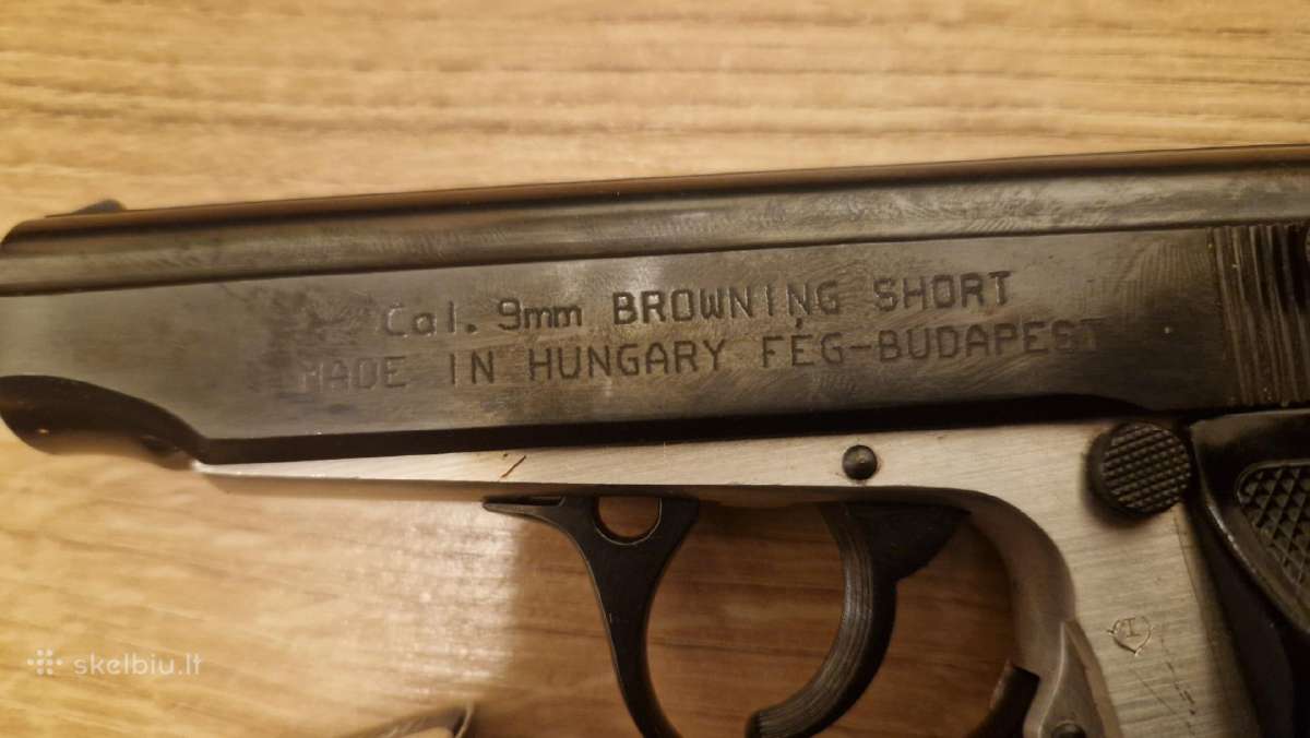 Pistoletas Feg Luger M 380, 9 mm Browning