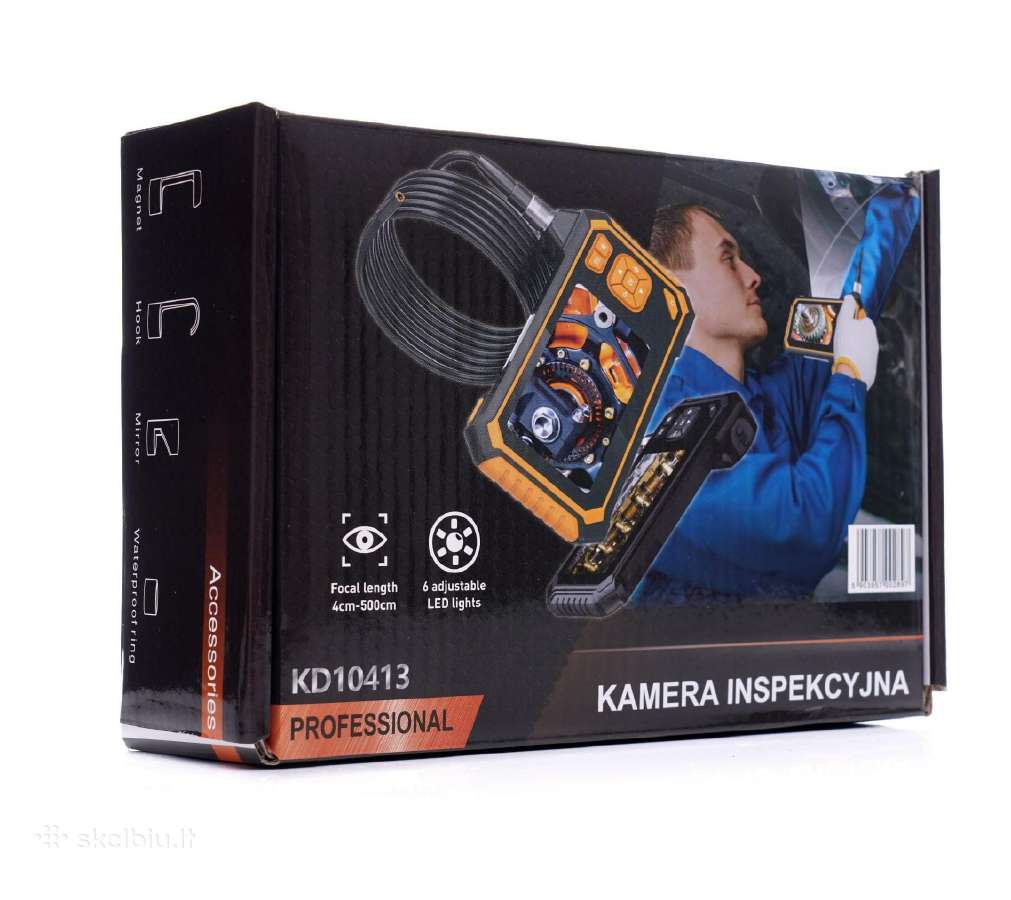 Endoskopas kamera Su LCD 5.5mm - nuotraukos Nr. 6