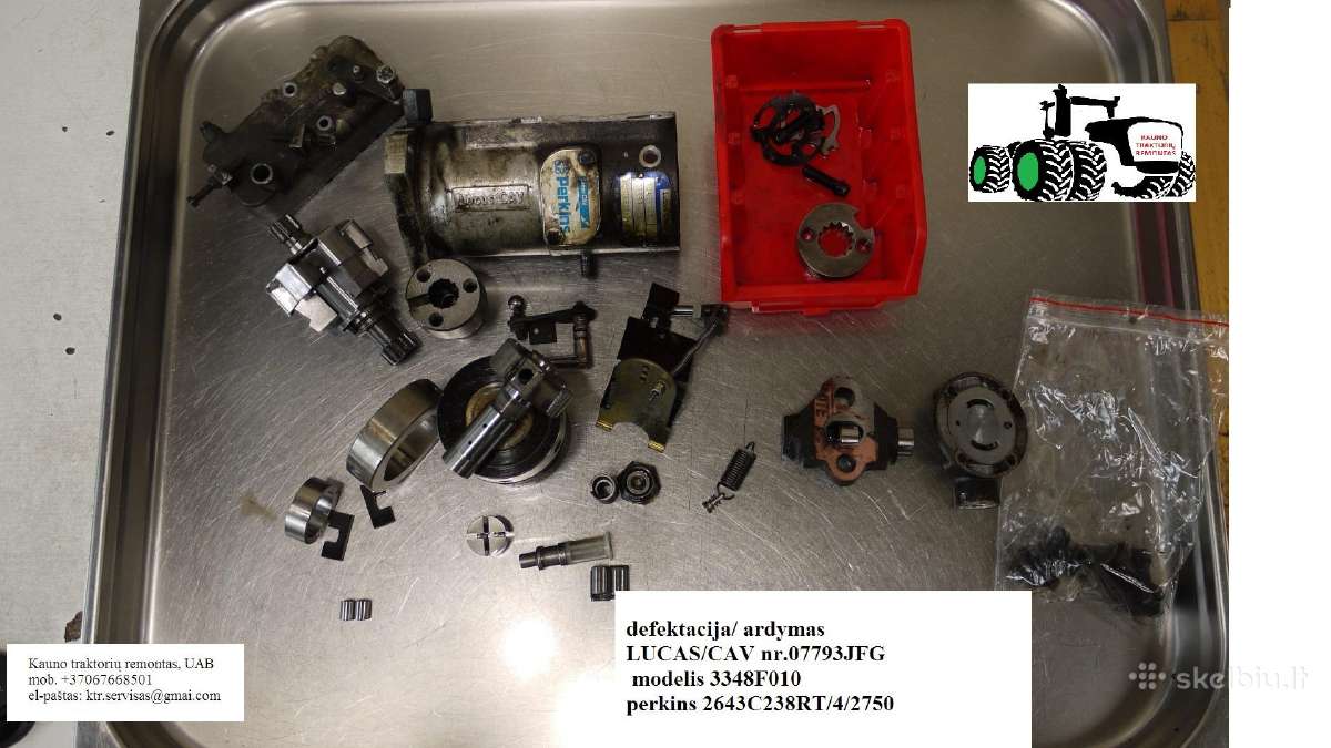 Kalmar dyzelinis kuro siurblys Lucas Cav 3348f010 - nuotraukos Nr. 10