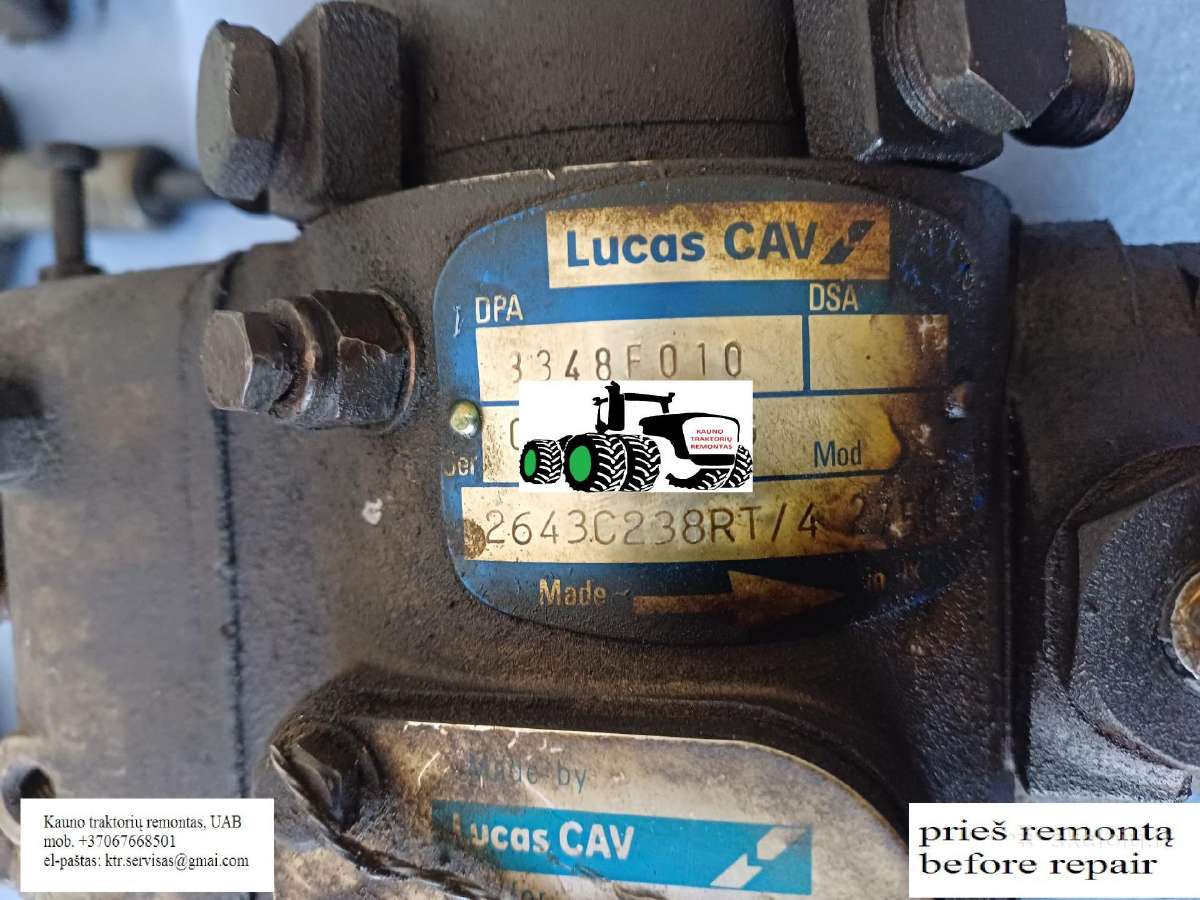 Kalmar dyzelinis kuro siurblys Lucas Cav 3348f010 - nuotraukos Nr. 4