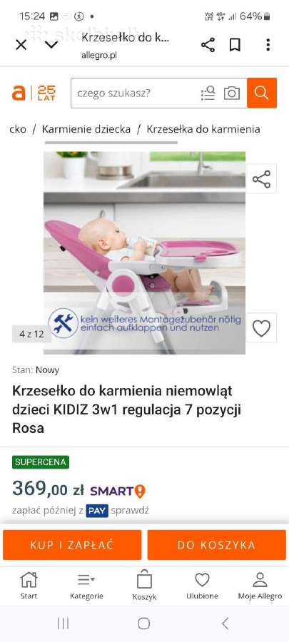 Maitinimo kėdutė - nuotraukos Nr. 2