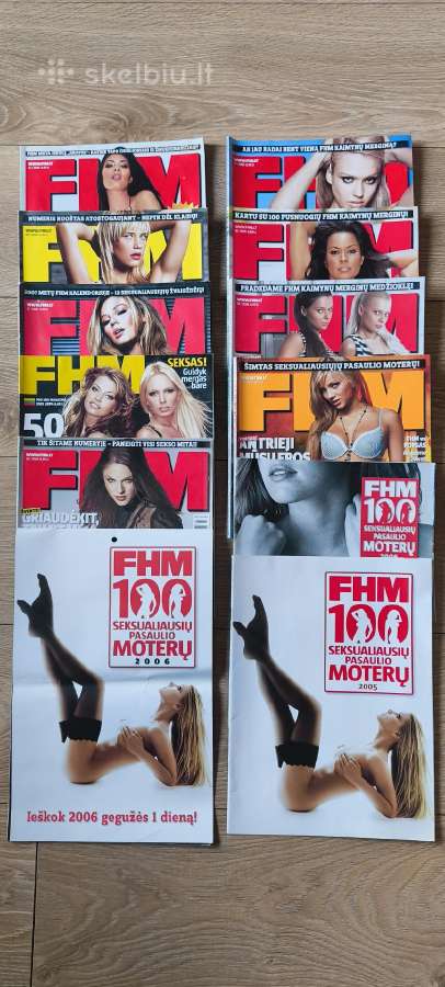 Fhm žurnalai vyrams ir sieniniai kalendoriai - nuotraukos Nr. 2