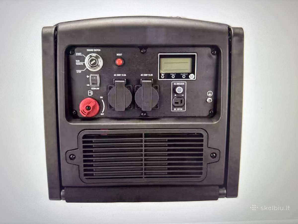 Inverterinis generatorius Parkside pise 3400 A1 su - nuotraukos Nr. 3