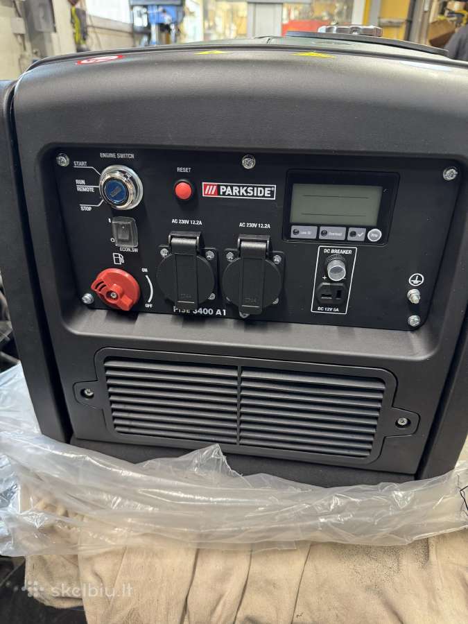 Inverterinis generatorius Parkside pise 3400 A1 su - nuotraukos Nr. 4