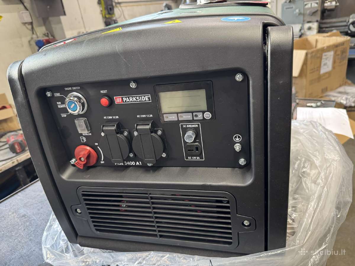 Inverterinis generatorius Parkside pise 3400 A1 su - nuotraukos Nr. 8