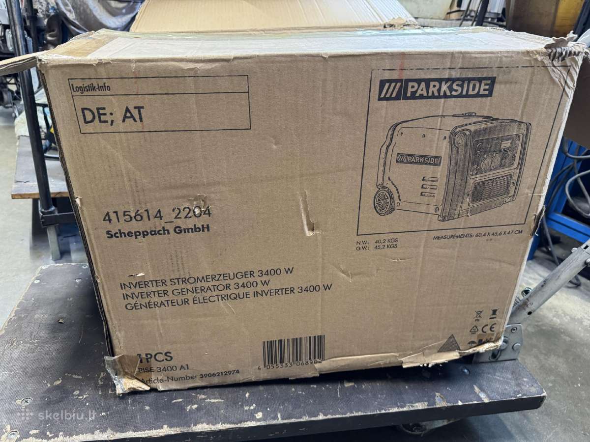 Inverterinis generatorius Parkside pise 3400 A1 su - nuotraukos Nr. 9