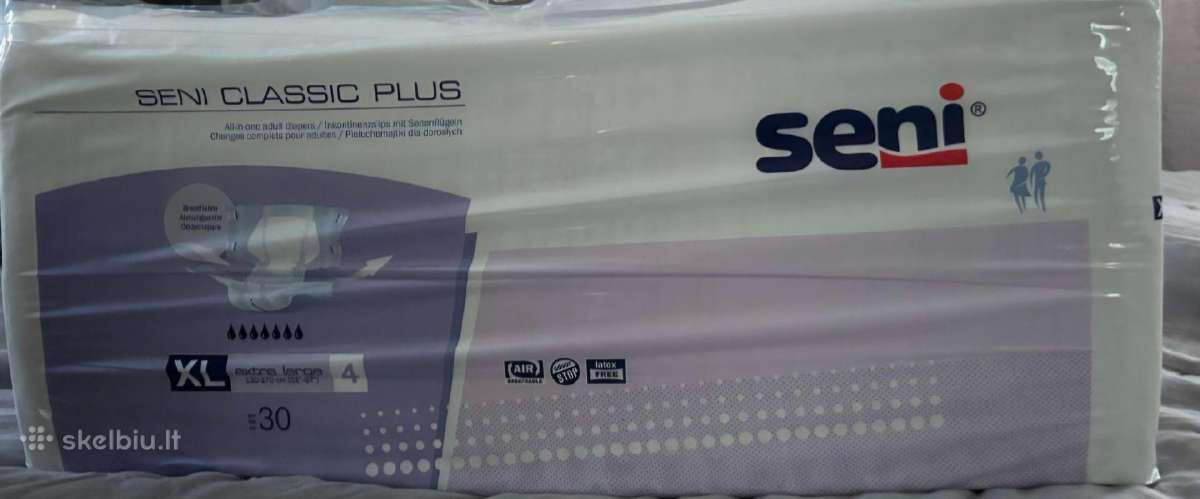 Sauskelnės Dailee,seni, Tena Slip Large, Xlarge - nuotraukos Nr. 4