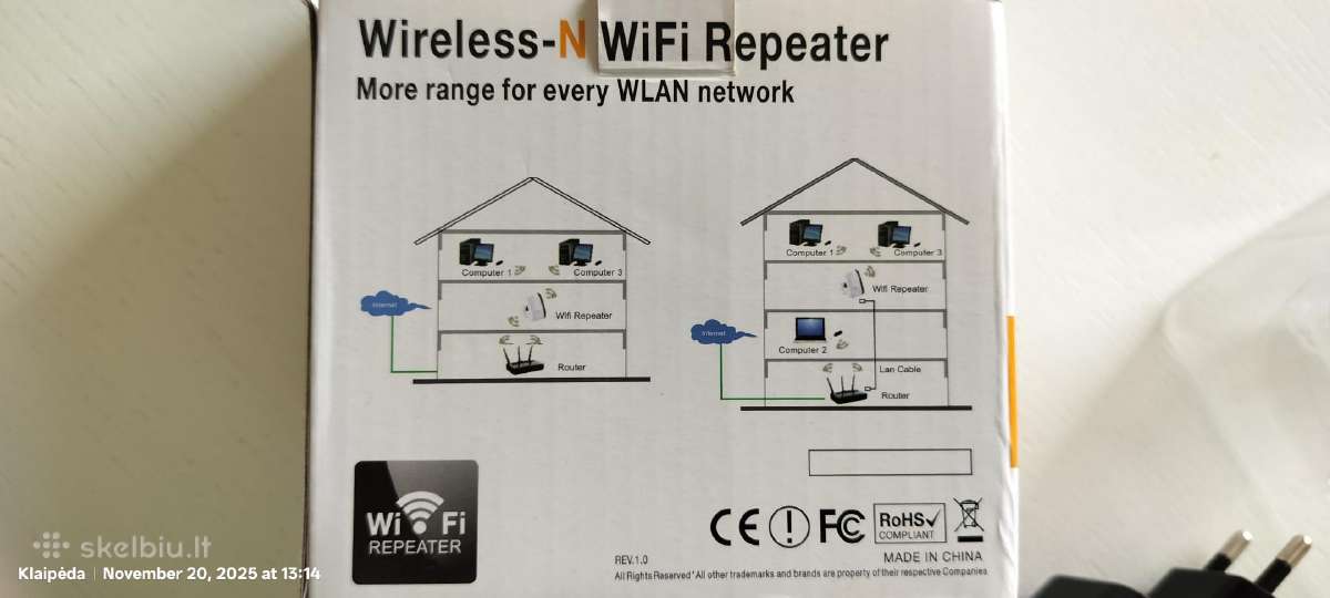 Wi-fi“ stiprintuvas Mokx-1 - nuotraukos Nr. 7