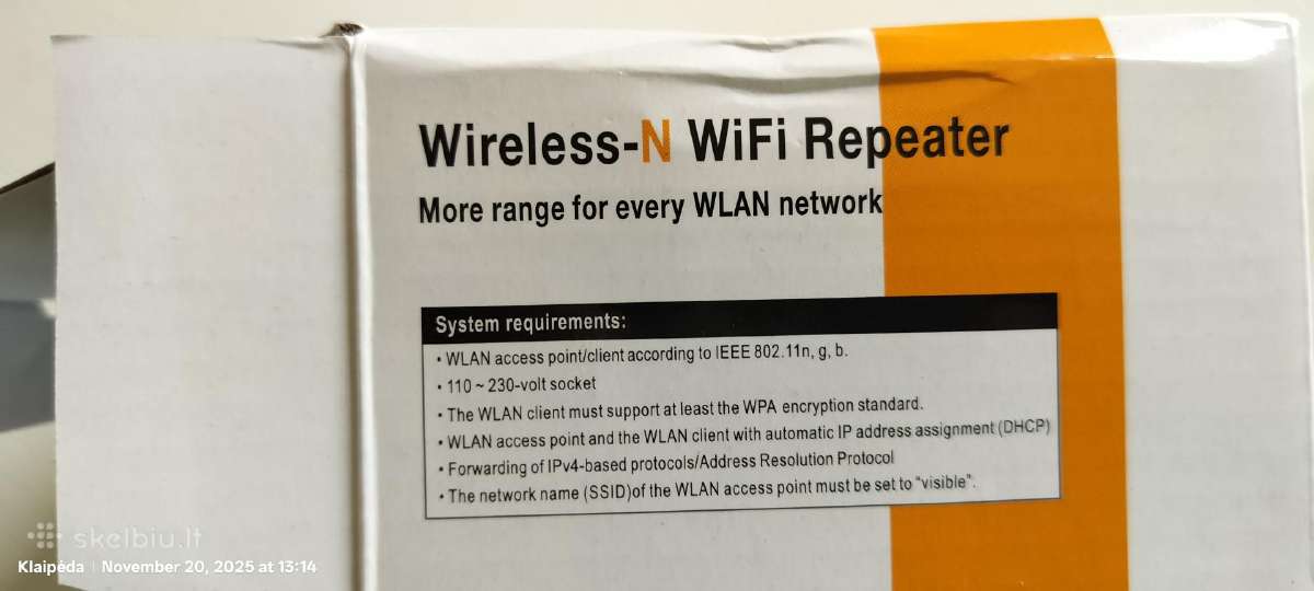Wi-fi“ stiprintuvas Mokx-1 - nuotraukos Nr. 8