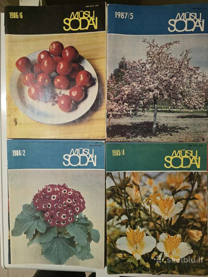 Seni žurnalai Mūsų sodai 48 vnt pigiai