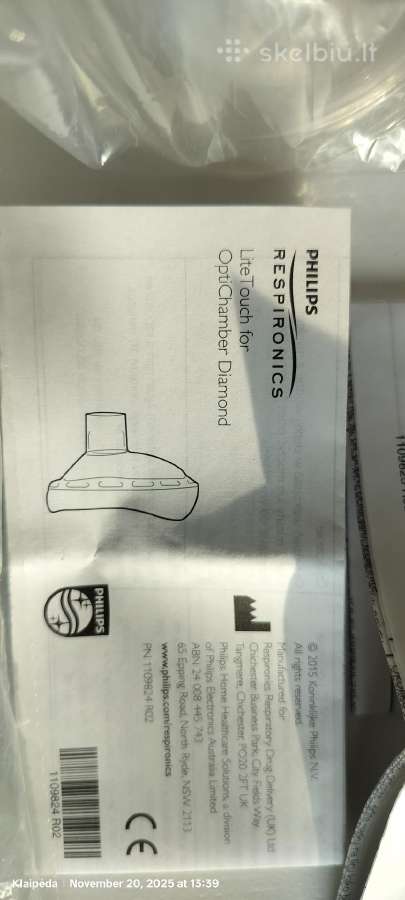 Philips Respironics medicininė kaukė - nuotraukos Nr. 9