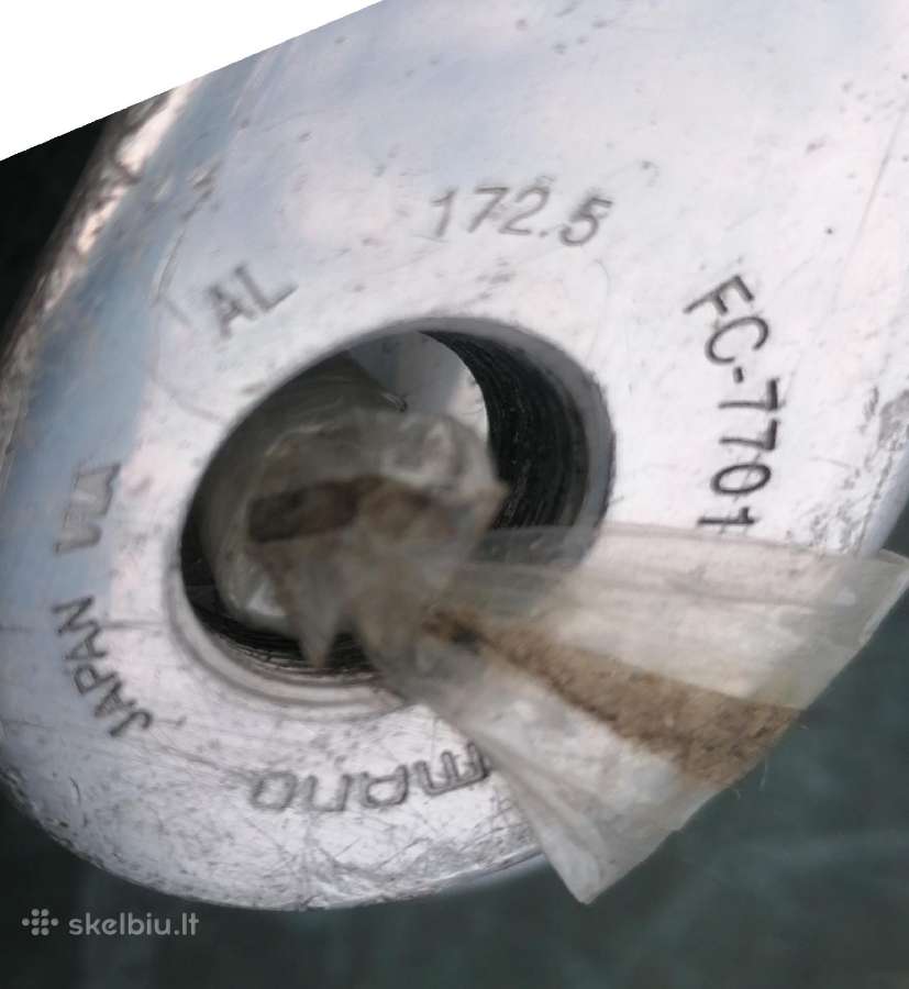 Švaistykliai Dura ace Fc 7701 172.5mm + 39t žvaigė - nuotraukos Nr. 3