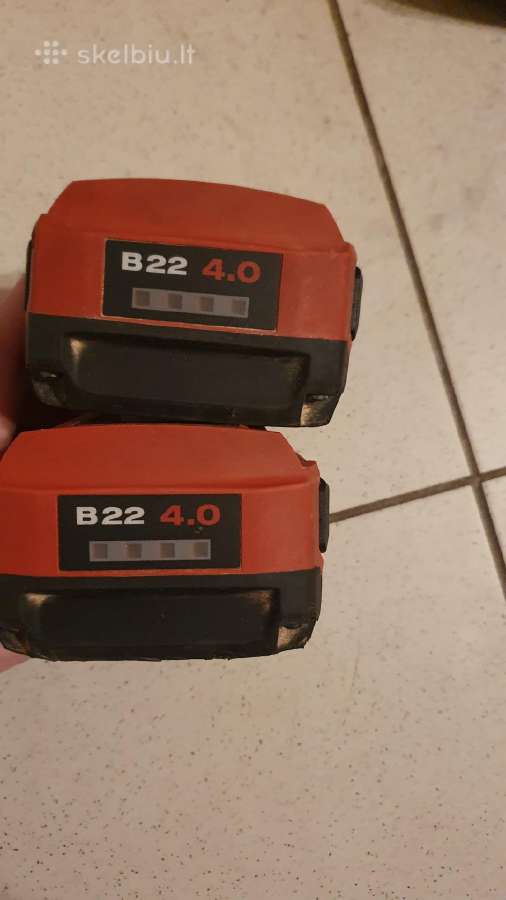 Hilti baterijos