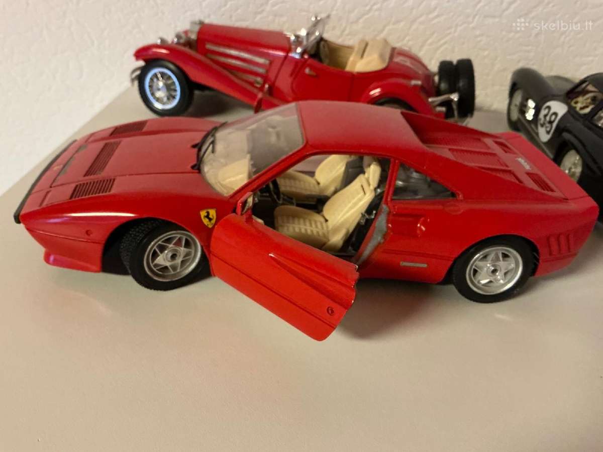 3 vnt 1:18 modeliukai modeliai mercedes ferrari - nuotraukos Nr. 2