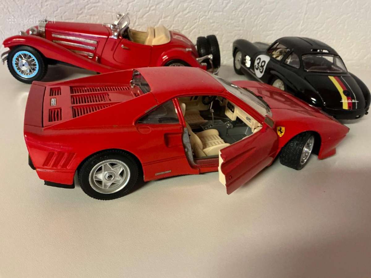 3 vnt 1:18 modeliukai modeliai mercedes ferrari - nuotraukos Nr. 4
