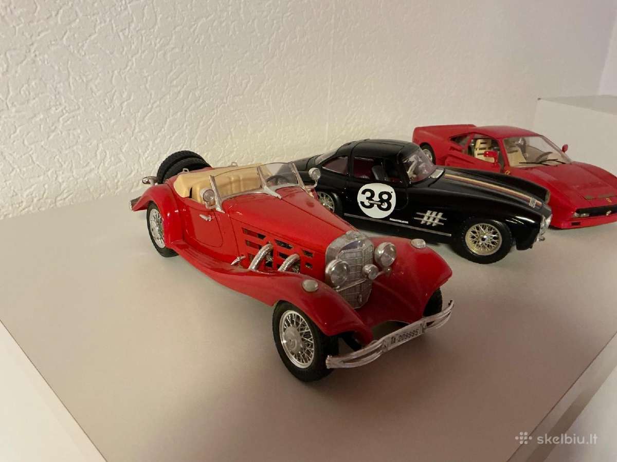 3 vnt 1:18 modeliukai modeliai mercedes ferrari - nuotraukos Nr. 10