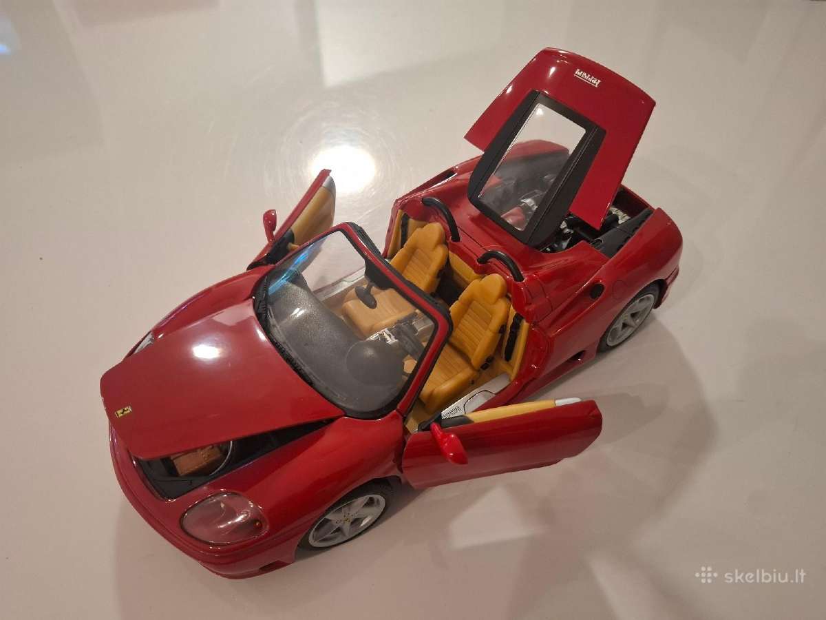 Modeliukas 1:18 ferrari 360 spider hot wheels - nuotraukos Nr. 2