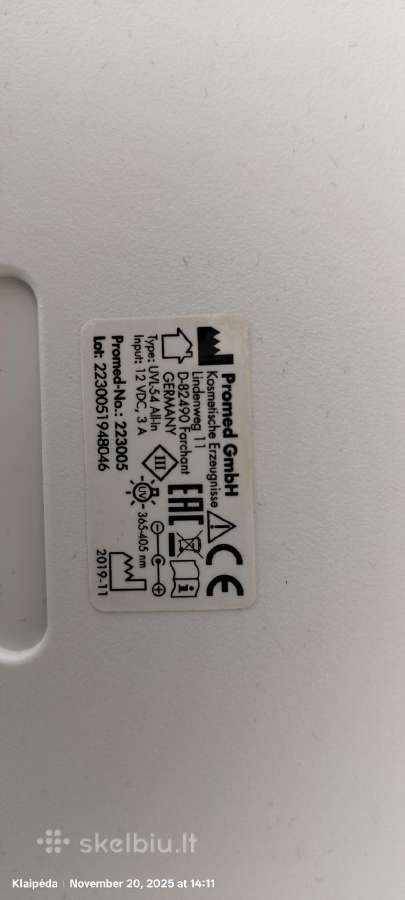 Profesionali Uv/LED manikiūro lempa Promed Uvl-54 - nuotraukos Nr. 8