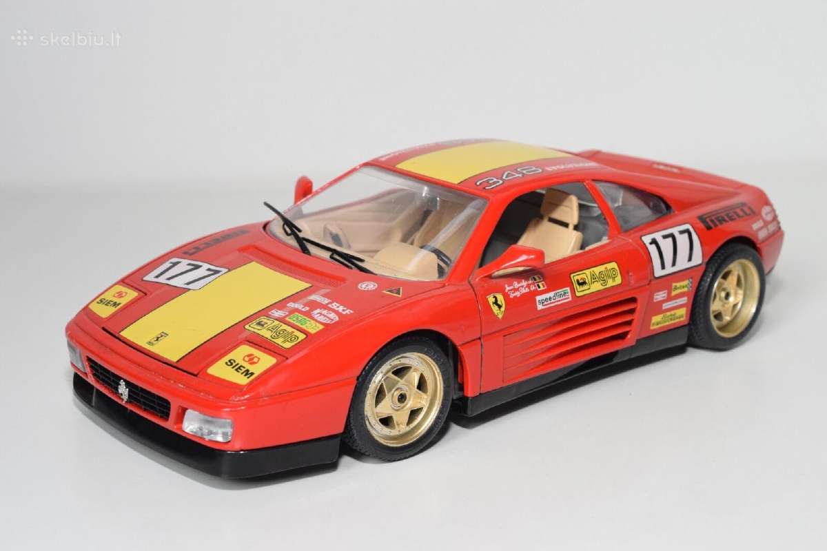 Modeliukas bburago 1:18 Ferrari 348 TB