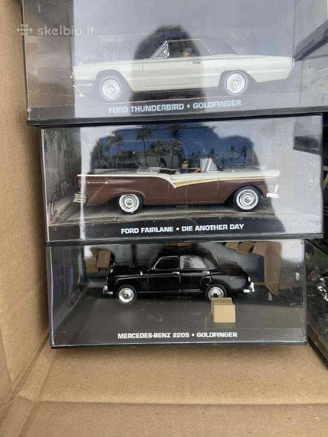 Modeliai james bond modeliai kolekcija - nuotraukos Nr. 3