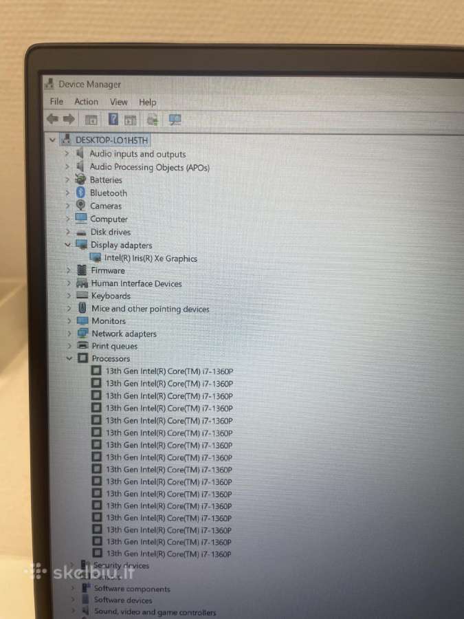 Dell Vostro 16 5630 i7-1360p 16 GB RAM 512 GB SSD - nuotraukos Nr. 8
