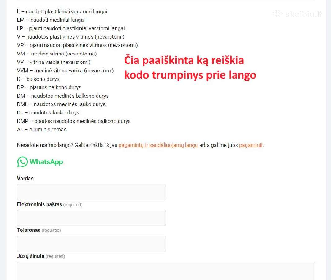 Naudoti langai ir durys - nuotraukos Nr. 9