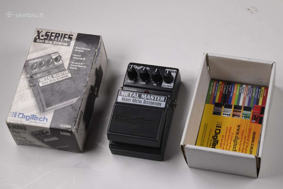 Digitech Metal Master efektų pedalas - nuotraukos Nr. 2