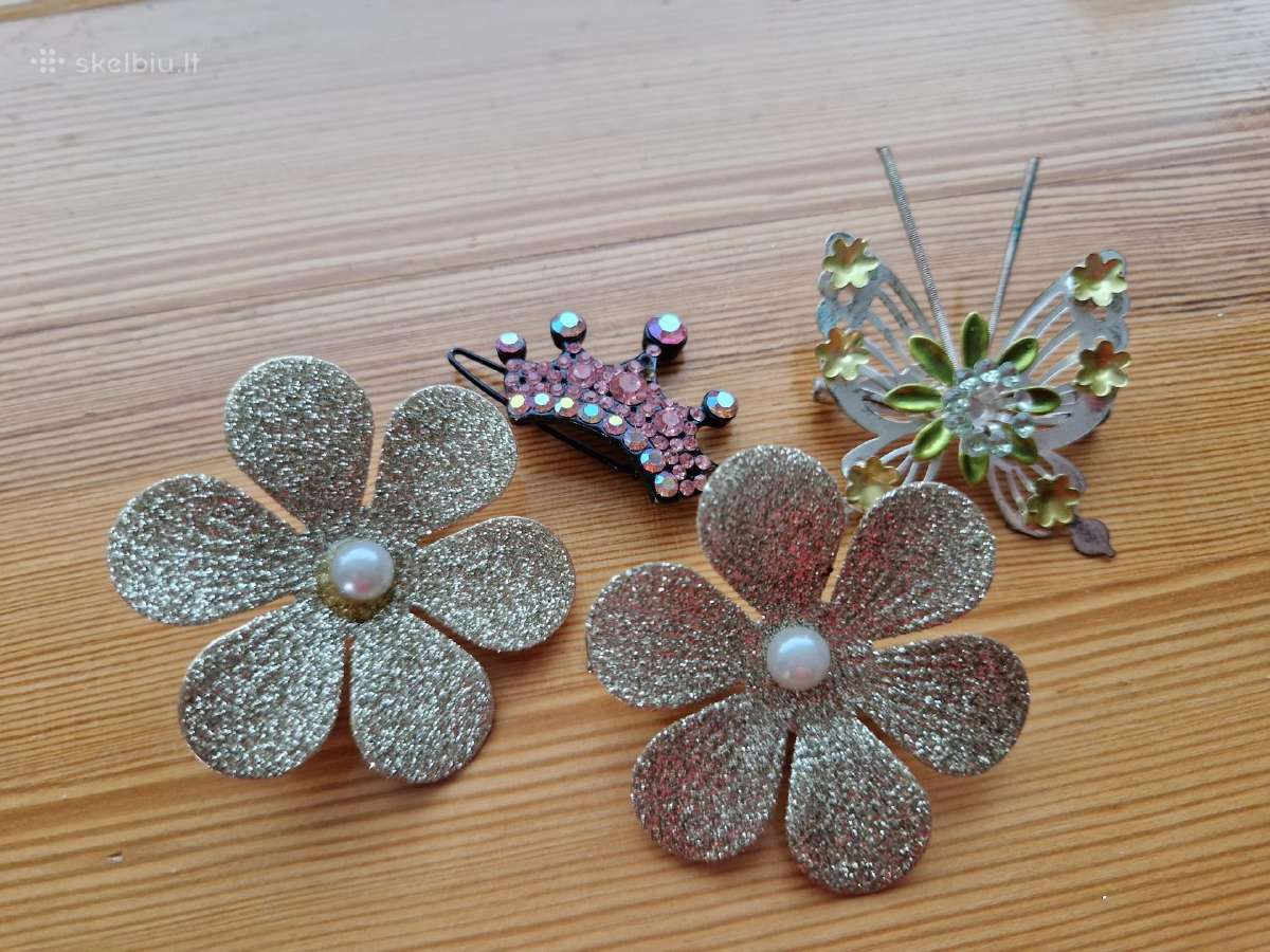 Blizgūs plaukų segtukai - nuotraukos Nr. 3