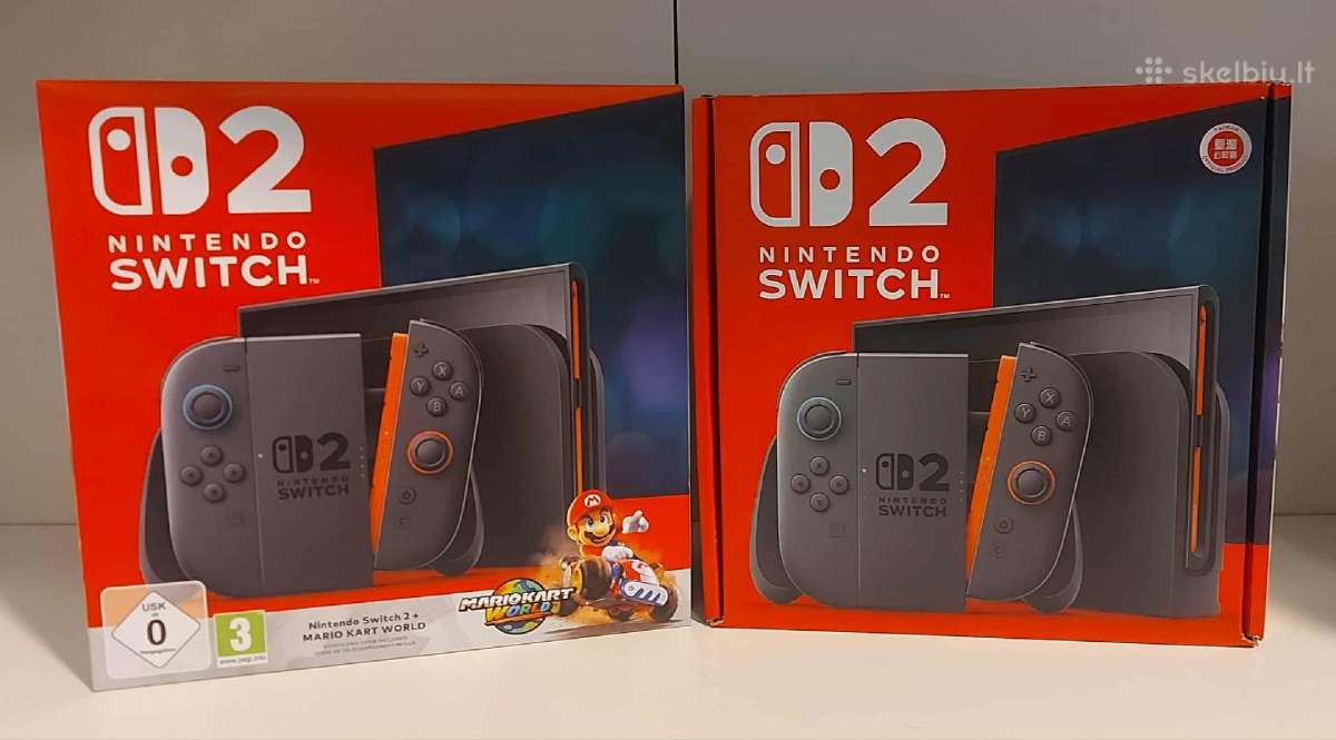 Nintendo Switch 2 žaidimų konsolė su garantija - nuotraukos Nr. 2