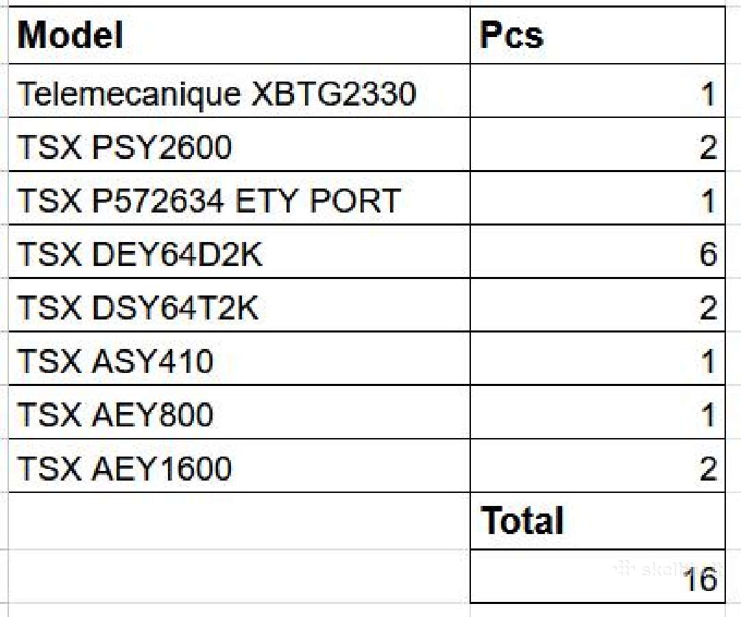 Modicon Tsx Psy2600 - nuotraukos Nr. 5