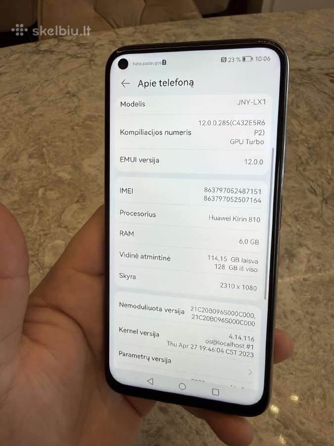 Huawei p40 lite, 6/128gb - nuotraukos Nr. 3